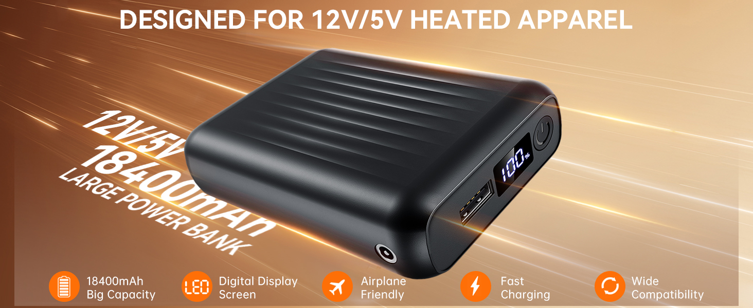 Heated Vest Battery Pack