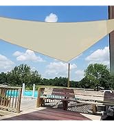 Windscreen4less 12' x 12' x 12' Sun Shade Sail Triangle Outdoor Canopy Cover UV Block for Backyar...