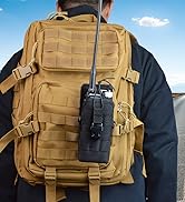 HYS Tactical Holster Nylon Molle Radio Pouch, Universal Walkie Talkie Holster Molle Holder, for P...