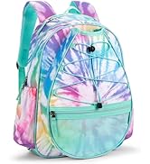 Choco Mocha Kids Tennis Bag for Girls Kids Tennis Backpack Youth Tennis Bag 16 Inch Christmas Gif...
