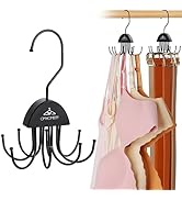 2 Pack Tank Top Hanger, Bra Organizer Hanging 360°Rotatable Bra Hangers for Closet Organizer, Spa...