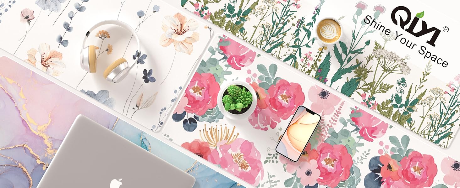 Marble Painting Full Desk Keyboard Mousepad