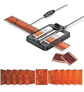JJC Negative Slide Film Cutter for 35mm 120 Format Film Strip, 35mm Film Trimmer with 11-Level Br...