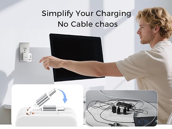 retractable charging cable