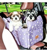 Cullaby Center Console Dog Car Seat for Medium Dogs - Portable Dogs Armrest Booster Seat, Anti-Co...