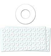 2000 Pieces - Hole Punch Reinforcement Stickers Labels, Paper Binder Hole-Punched Pages Reinforce...