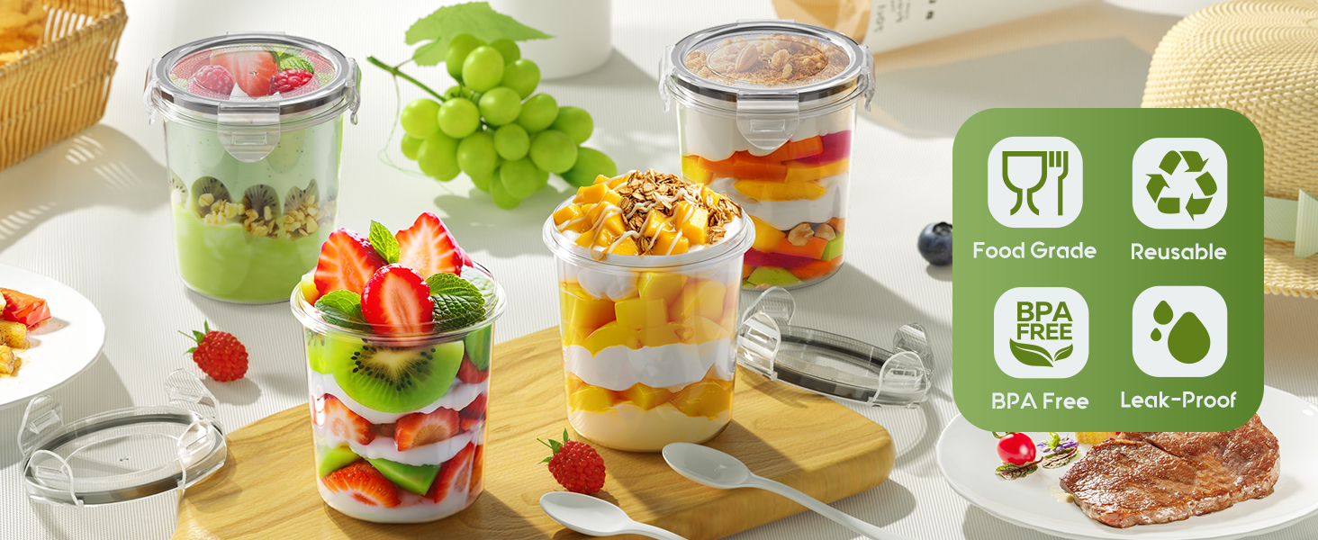 overnight oats jars with lid