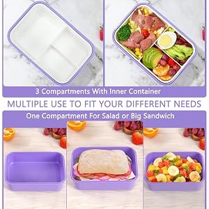 Purple Bento Box