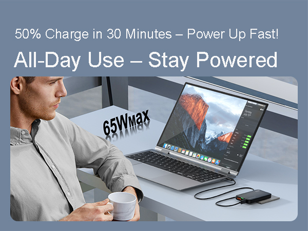 charging macbook pro 0 to 50% within 30 mins