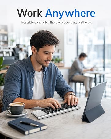 wireless keyboard with touchpad