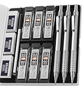 Nicpro 0.5 mm Mechanical Pencils Set with Case, 3 MP1000 Metal Artist Pencil & 360PCS HB Lead Ref...
