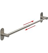 MIROAMZ Towel Bar, Adjustable 14.4inch - 25.2inch Towel Rack, Self Adhesive Wall Mounted for Bath...