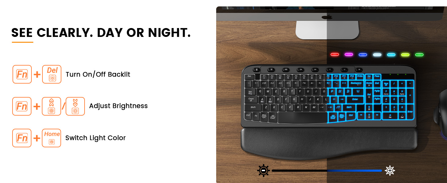 7 color backlit keyboard and rgb mouse