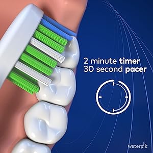 Sensonic electric toothbrush timer/pacer