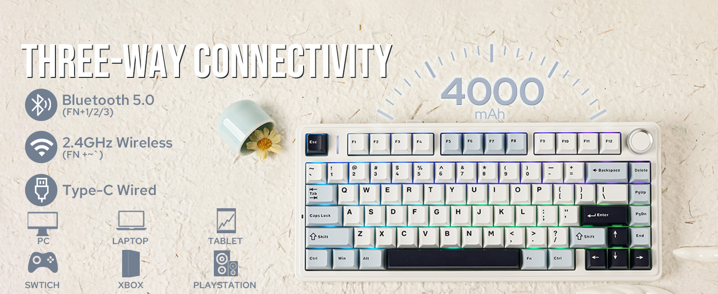 AULA F75 gaming keyboard