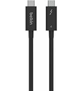 Belkin Thunderbolt 4 Cable (2M, 6.6ft Power Cable), USB-C to USB-C Cable w/ 100W Power Delivery, ...