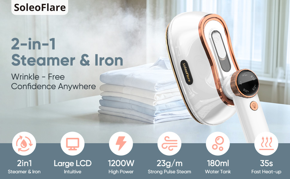 2in1 steamer & iron