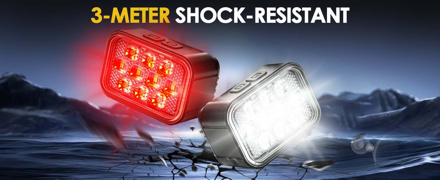 shockproof bike light
