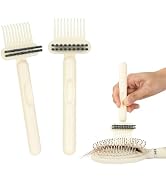 RHOS 2-in-1 Hair Brush Cleaner Tool, Comb Cleaner for Removing Hair and Dust, Ideal for Home, Sal...