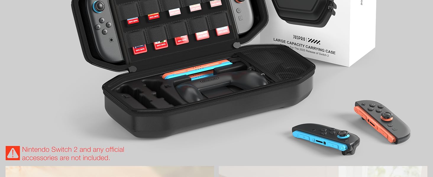 juspro carrying case for switch 2