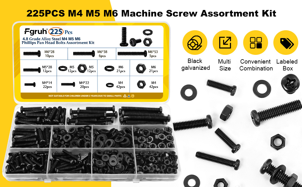 screws and nuts set