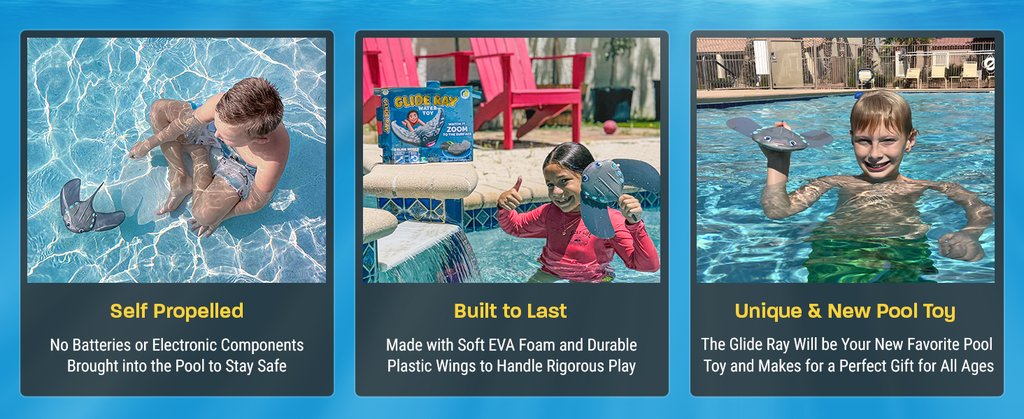 Glide Ray Water Glider pool toy for kids