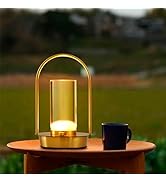 butastur Cordless Table Lamp, 3-Color & Stepless Dimming with Touch Control, Portable Rechargeabl...