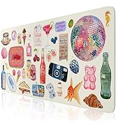 iCasso Desk Mat, Desk Matt for Desktop, XXL Large Mouse Pad for Desk, Cute Desk Pad Mat, Anti-Sli...