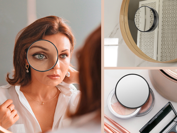 ordinary magnification for wearing beauty pupil,applying eye black and makeup