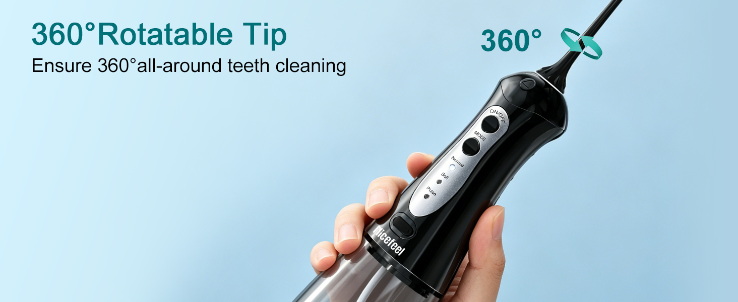 Water flosser for braces