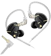 KZ ZS12 PRO 2 in Ear Monitor Headphones, 5BA+1DD 6 Hybrid Driver Gaming Earbuds Wired Earphones, ...