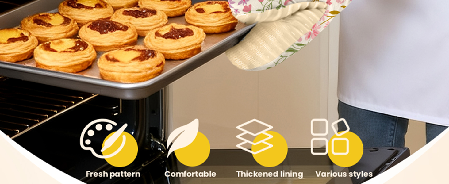 chiccrest Mini Oven Mitts Set
