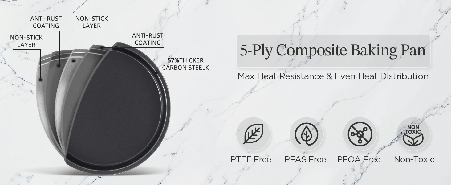 5-Ply Composite Baking Pan