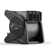 shinic High Velocity Fan 15" 375 CFM 3-Speed Utility Fans Air Mover Blower Fan with 270° Pivot Ca...
