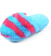BWESOO Rose Red Blue Cute Pet Puppy Dog Cat Slipper Shape Plush Slipper Sound Chew Toys Dog Squea...