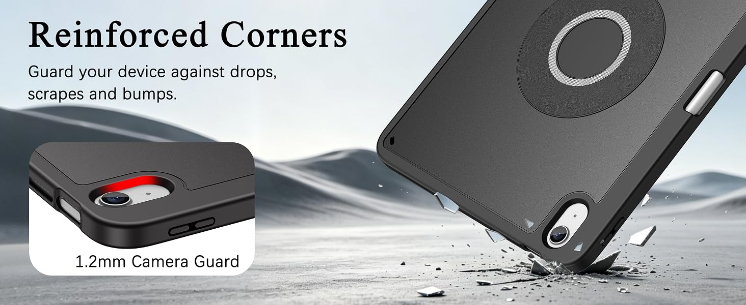 ipad a16 case drop protection against bumps protect camera and ipad