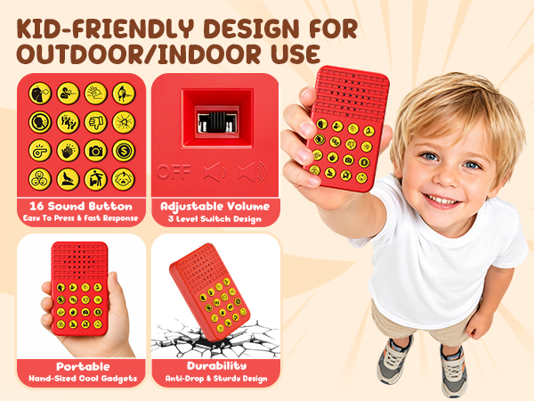 KID-FRIENDLY DESIGN FOR OUTDOOR/INDOOR USE