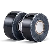 CLAVICHORD Seal Self Fusing Silicone Tape - 2 Rolls 1 Inch Wide and 15 Feet Long Weatherproof Sel...