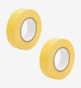 Yellow Colored Electrical Tape 2 Rolls – Waterproof & Heat Resistant Insulation Electric Tape for...