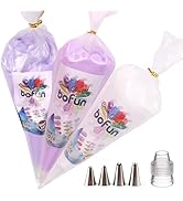 BoFUN Purple Decoden Cream Glue Set - 3PCS Whipped Cream with Piping Tips for DIY Crafts, Jewelry...