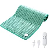 XXX-Large King Size Heating Pad for Pain Relief, 18" X 33" Fast Heating Pad with 2H Auto Shut Off...
