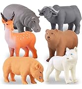Mold Free Animal Bath Toys for Toddlers/ Infants/ Babies, No Hole No Mold Bathtub Toys (6 Pcs wit...