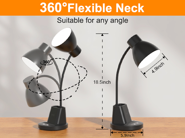 desk lamp with charger