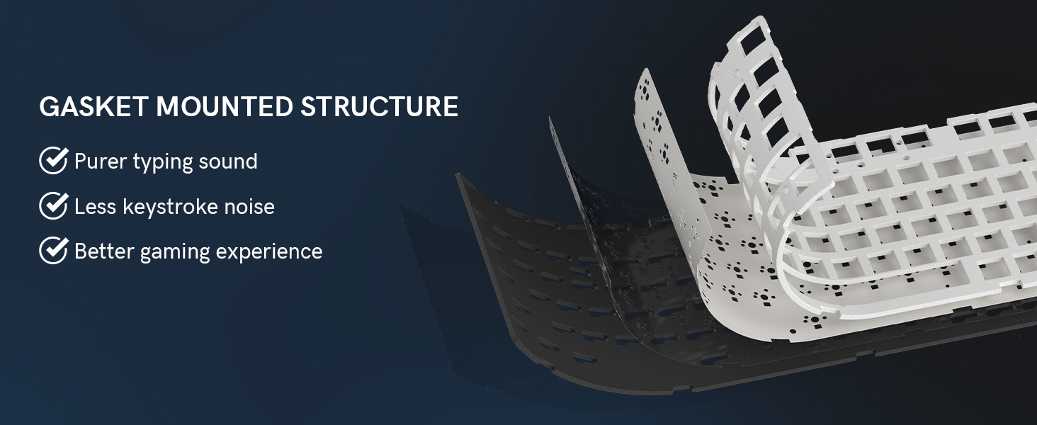 GASKET MOUNTED STRUCTURE