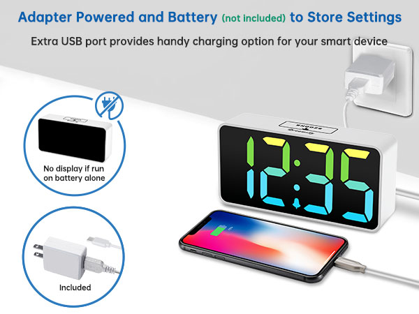 digital clocks for bedrooms