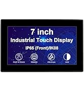 VSDISPLAY 7 Inch Touchscreen LCD Monitor 1024x600 IPS Resolution IP65 Waterproof Open Frame Displ...