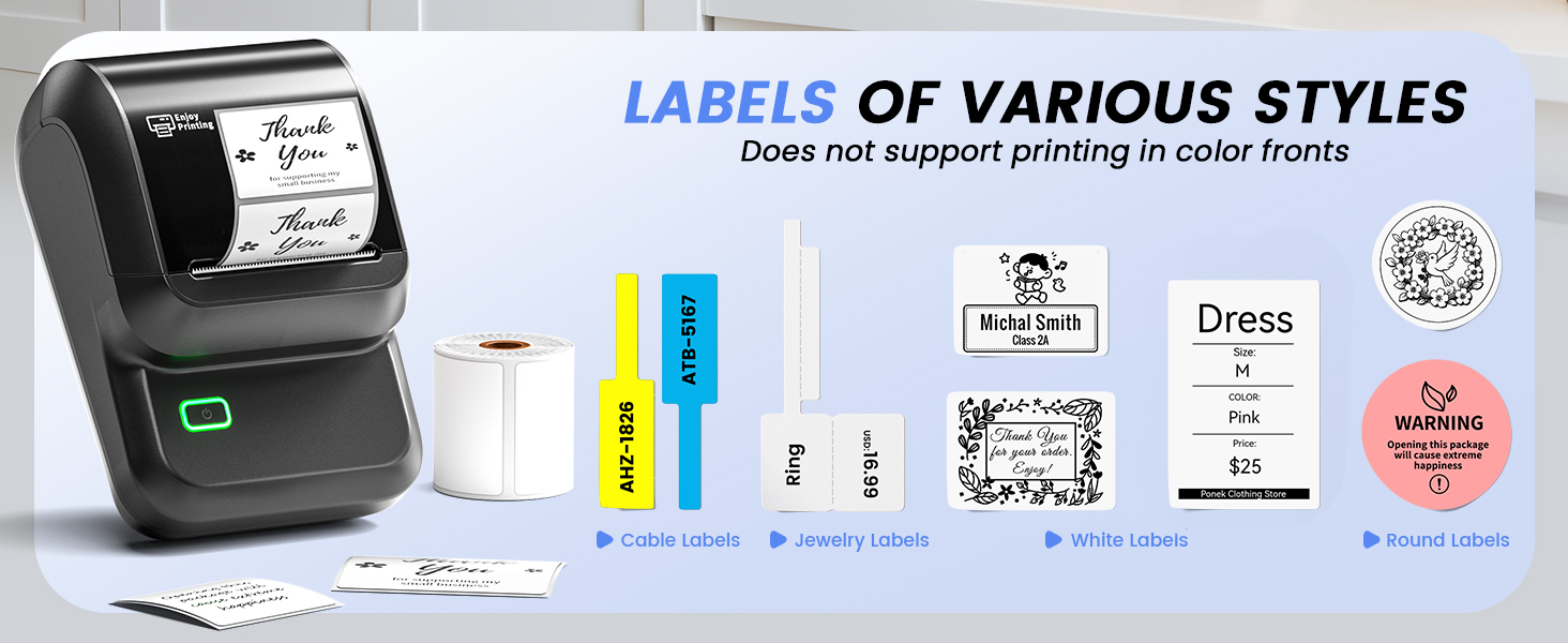 label maker waterproof labels