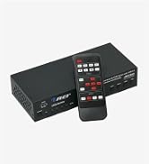 OREI 4x1 KVM HDMI Seamless Switch Multiviewer, Share Multiple Devices, PC, Computers, Phones, Gam...