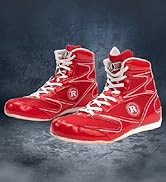 Ringside Diablo Boxing Shoes, Synthetic Leather Shoes for Men and Women, Lightweight, Low-Top Ank...