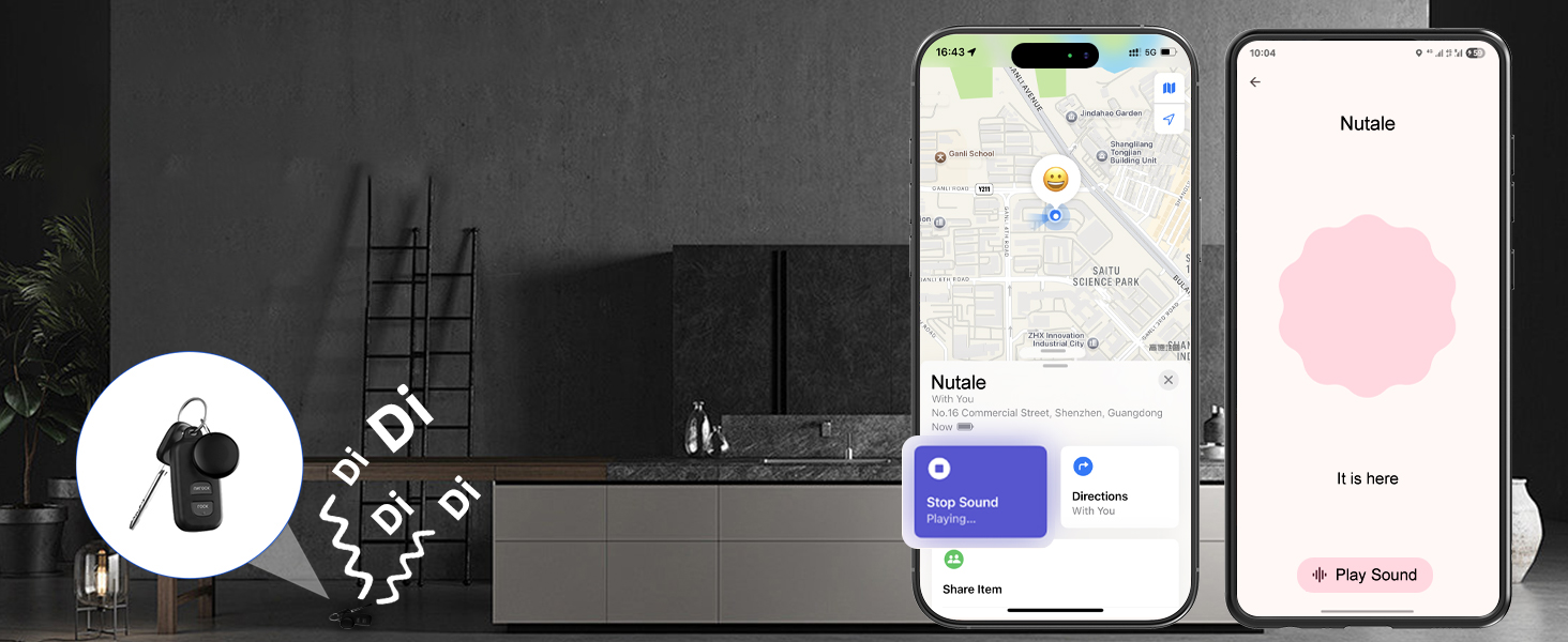 Air Tracker Smart Tags Android & iOS-4 Packs